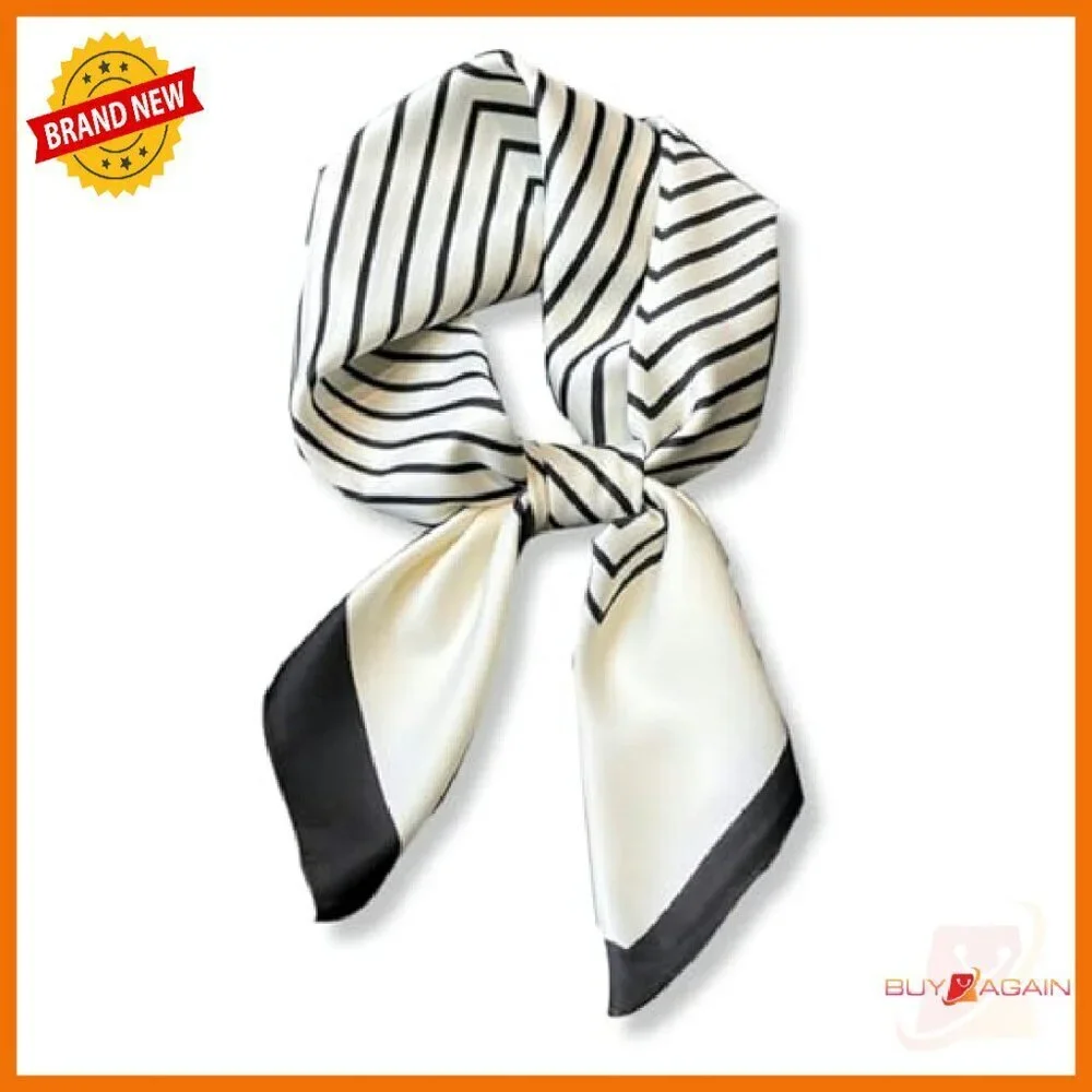 27x27 Mulberry Silk Square Scarf Versatile Headscarf Neckerchief